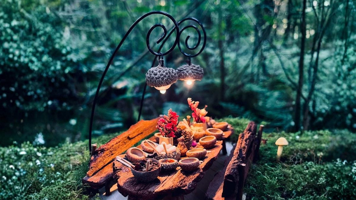 DIY Fairy Lantern Kit with Wooden Acorn Cap – Create 5 Magical Fairy Lights