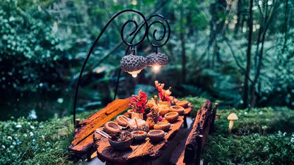 DIY Fairy Lantern Kit with Wooden Acorn Cap – Create 5 Magical Fairy Lights