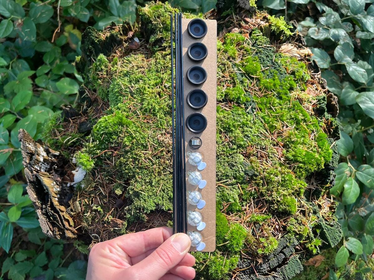 DIY Fairy Lantern Kit with Wooden Acorn Cap – Create 5 Magical Fairy Lights