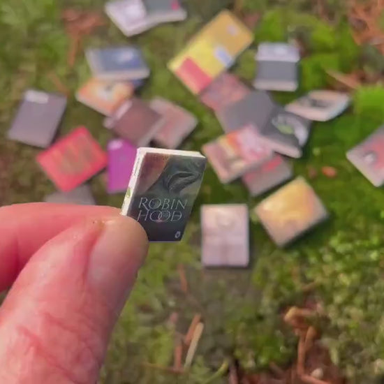 Miniature Books Set – 10PCS PVC Miniature Book Covers for Fairy Garden, Decor & Gifts