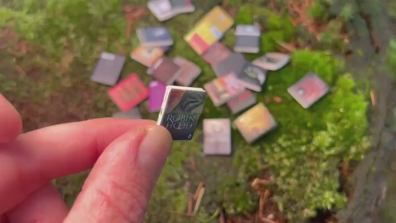 Miniature Books Set – 10PCS PVC Miniature Book Covers for Fairy Garden, Decor & Gifts