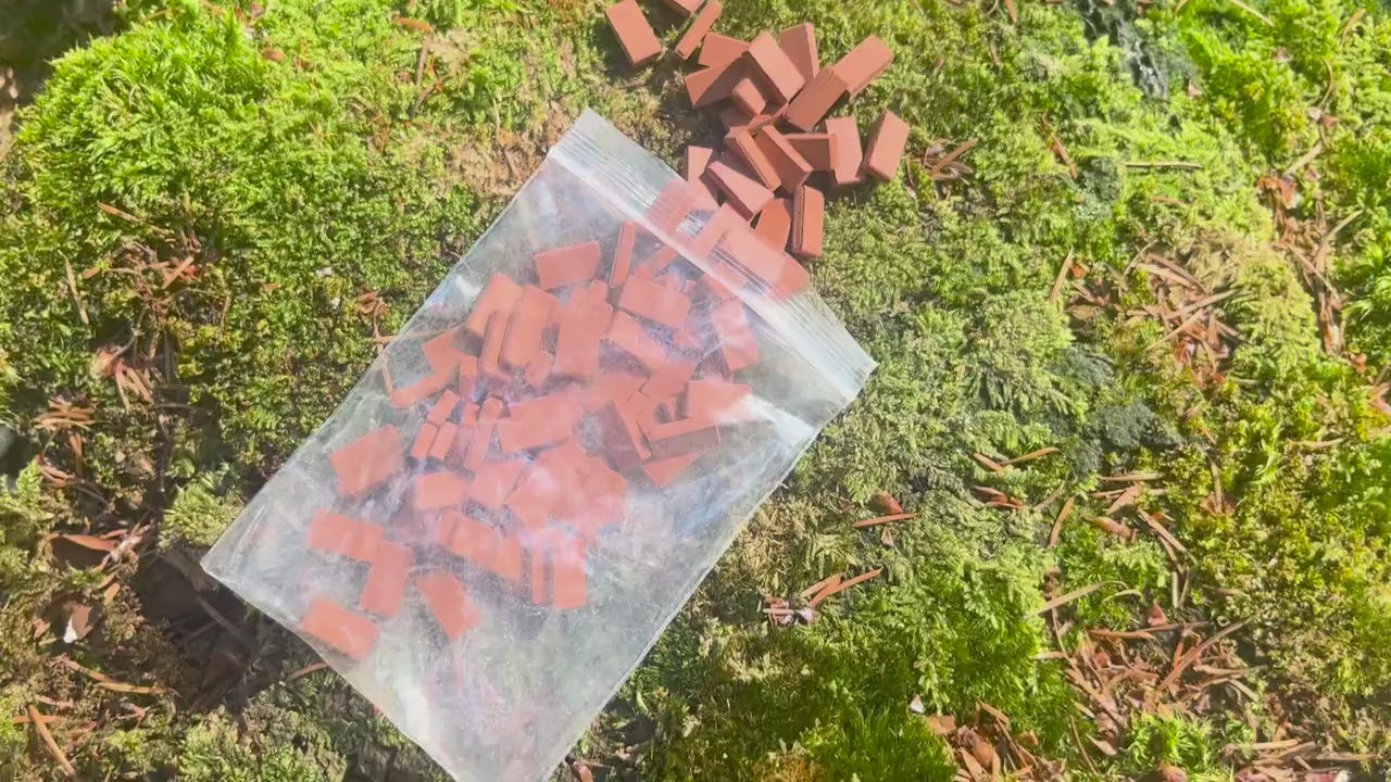 Mini Bricks 1:35 - 100 pc Set for Fairy House & Fairy Garden Building