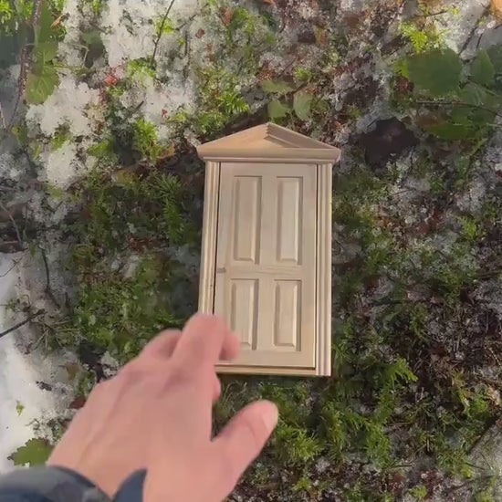 Openable Wooden Fairy Door – DIY Fairy Garden Accessory